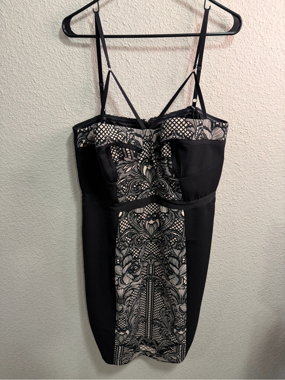 City Chic Black Strappy Cocktail Dress